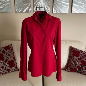 Ann Taylor | Red dress shirt